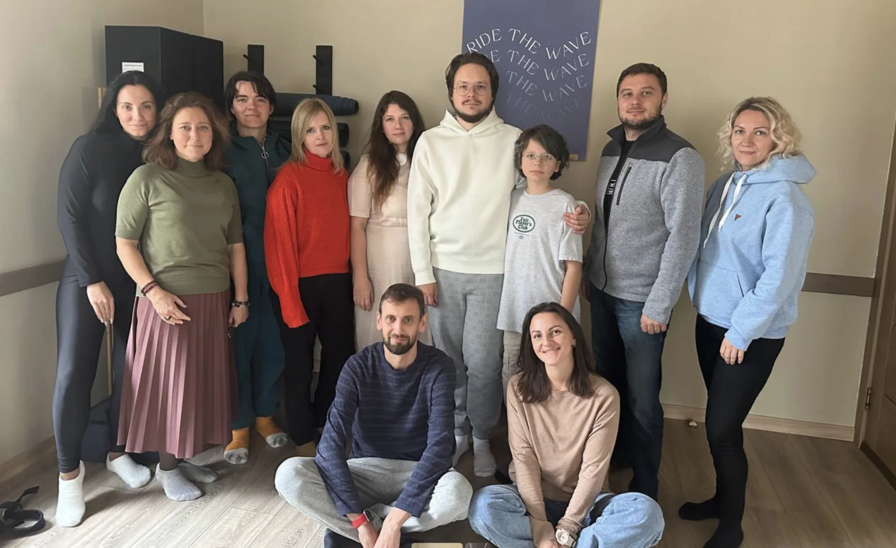 A group at an in-person School of Soul event